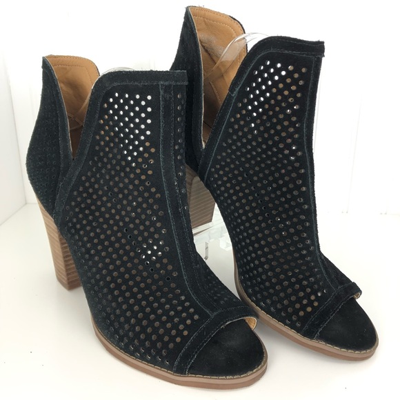 Lucky Brand Shoes - Lucky Brand Larise Perforated Black Bootie 11
